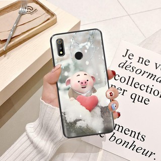 Ốp lưng Oppo F9 Viền dẻo TPU hình Heo Con Dễ Thương - Mycase