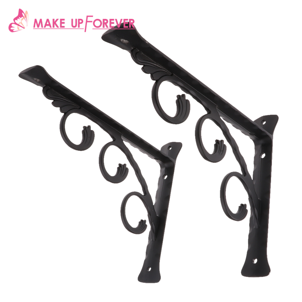 [Make_up Forever]2pcs L Shaped Angle Bracket Supporter Store Commodity Shelf Bracket 15x12cm