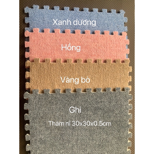 thảm ghép nỉ 30×30