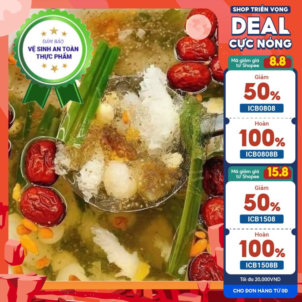 Chè Tuyết Yến Dưỡng Nhan 12 vị 400gr nấu được 10-15 chén chè