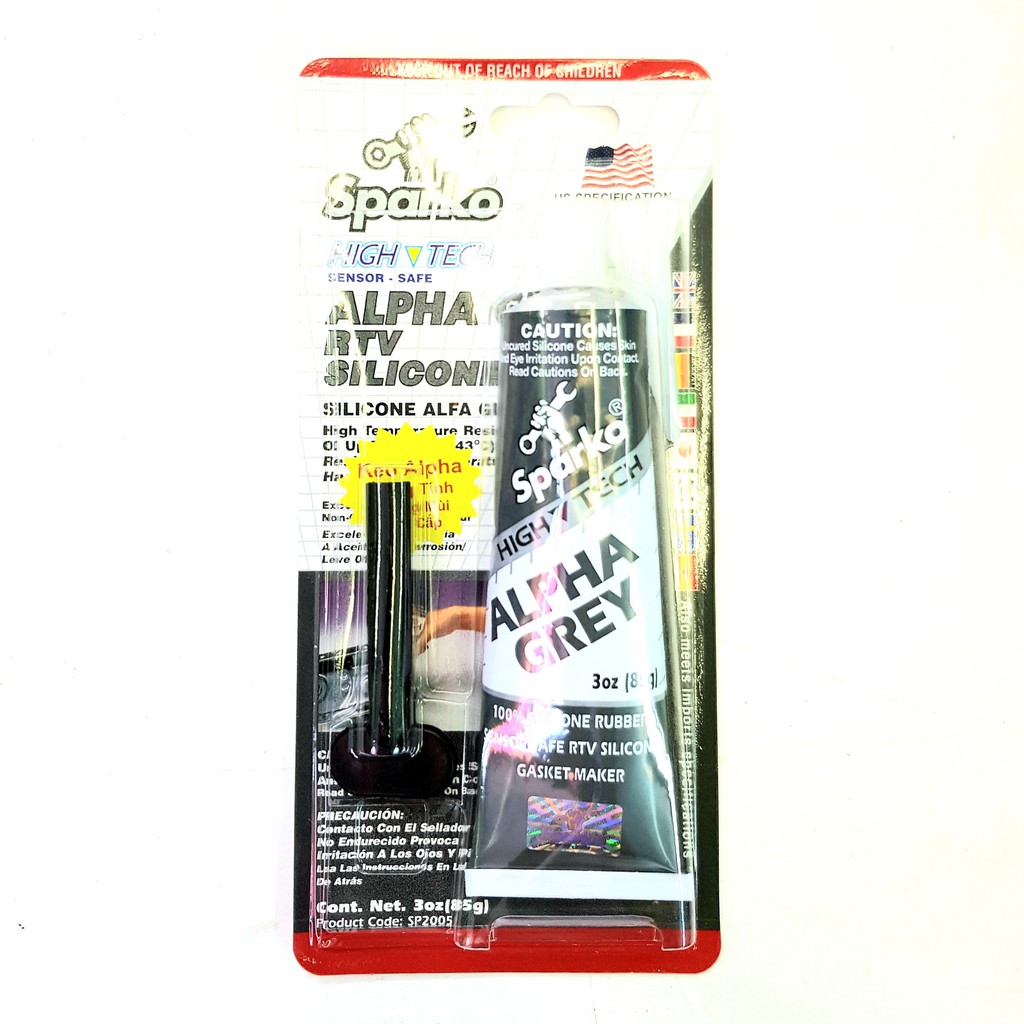 Keo thế ron Sparko xám Alpha Grey 85gr