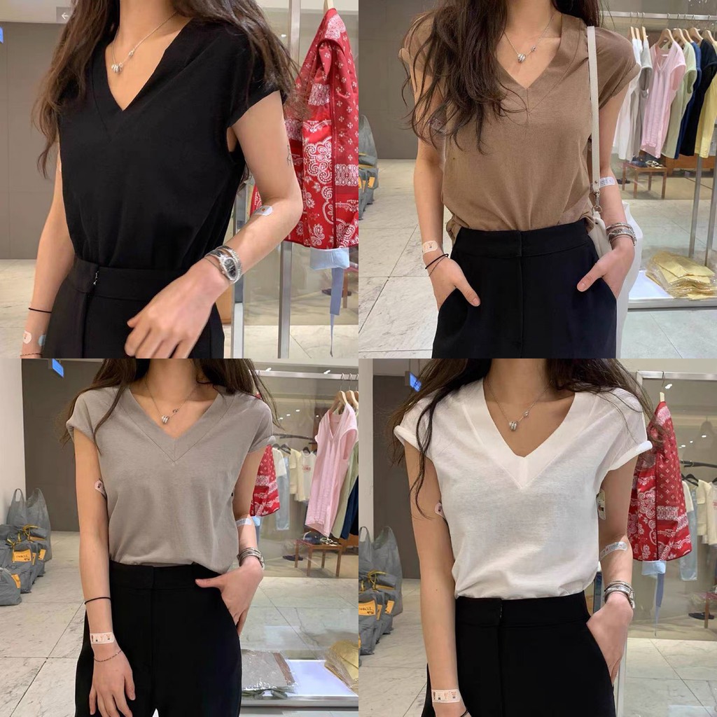 ÁO PHÔNG GIẤY TAY HẾN CỔ TIM NỮ SIÊU HOT A53