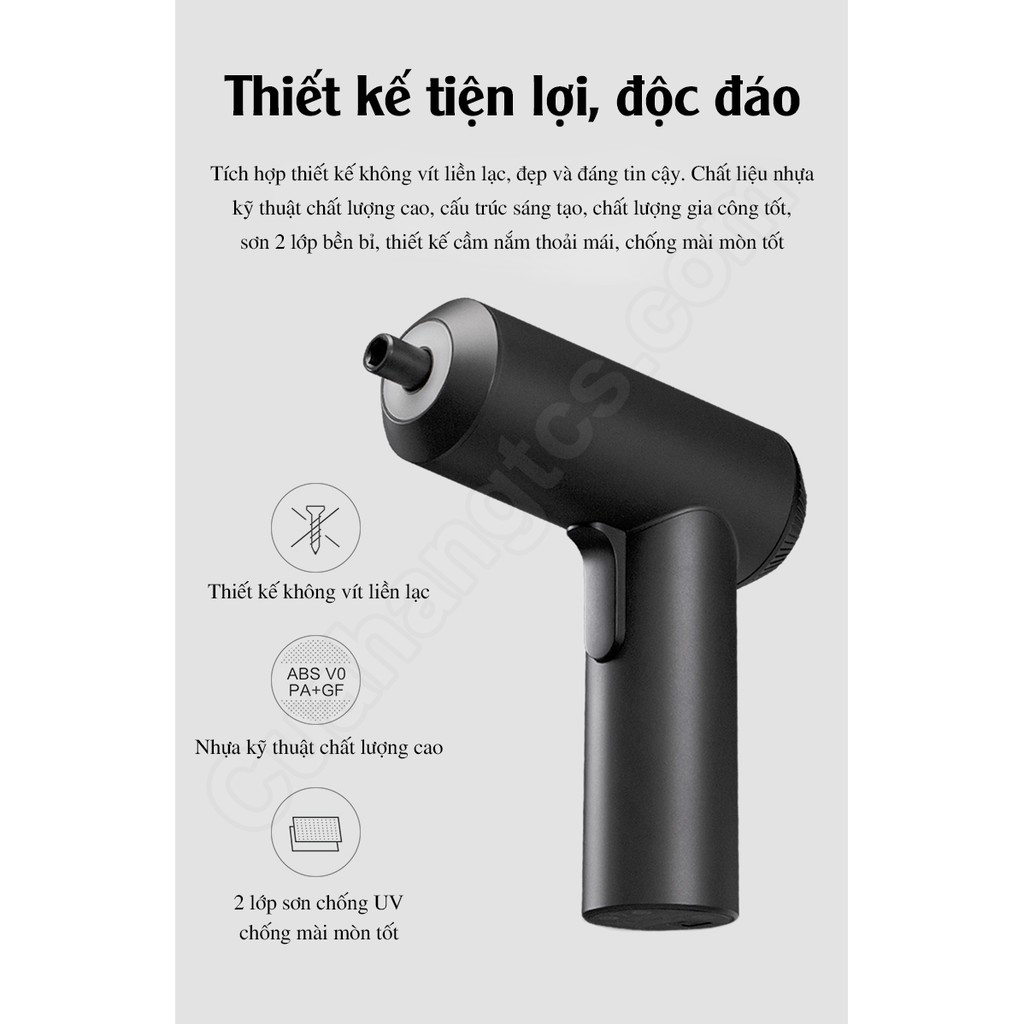 [Mã SKAMPUSHA9 giảm 8% đơn 250K] Bộ tua vít điện tử không dây Xiaomi Mijia S2 12 đầu Tô vít điện Xiaomi mijia