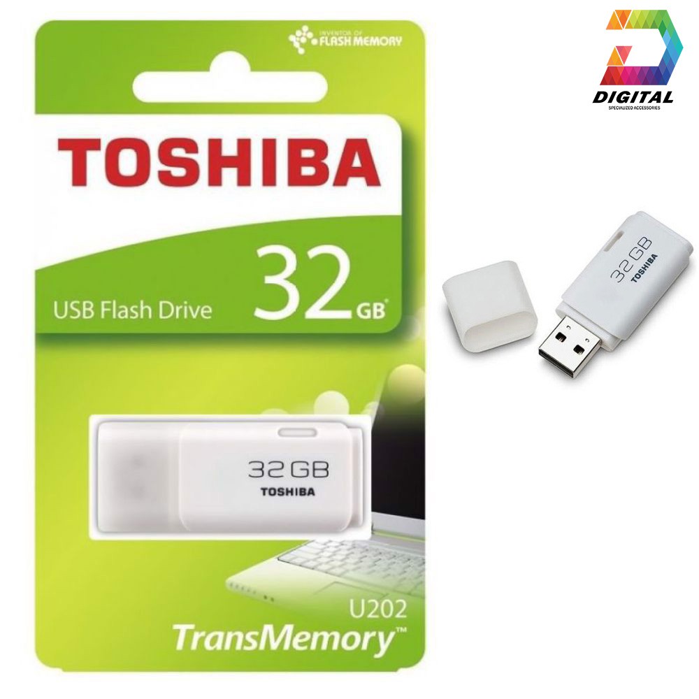 USB 32GB TOSHIBA U202 Chính Hãng Bảo Hành 24 Tháng