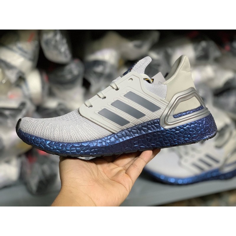Giày Ultra Boost 20 Dash Grey màu Xám đế Xanh Đen | BigBuy360 - bigbuy360.vn