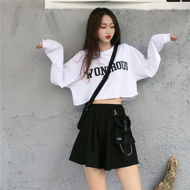 Áo lửng nữ BH tay dài phong cách Hàn Quốc xinh xắn