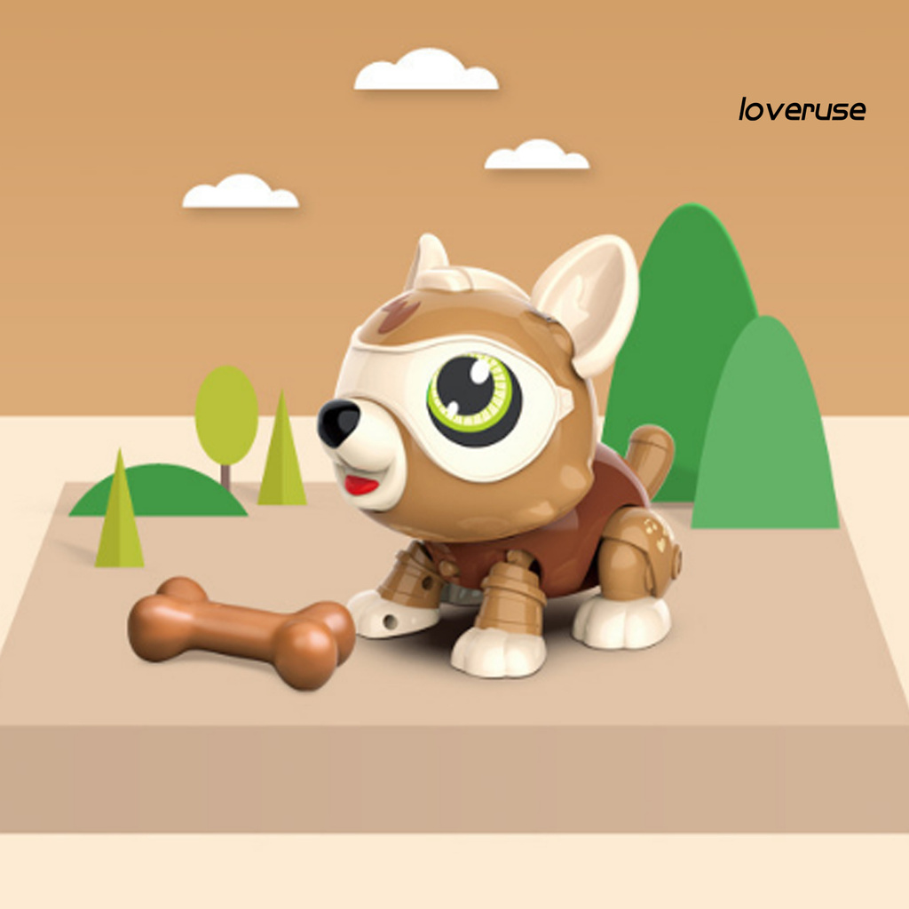 Cún robot đồ chơi thông minh điều khiển bằng giọng nói vui nhộn dành cho bé