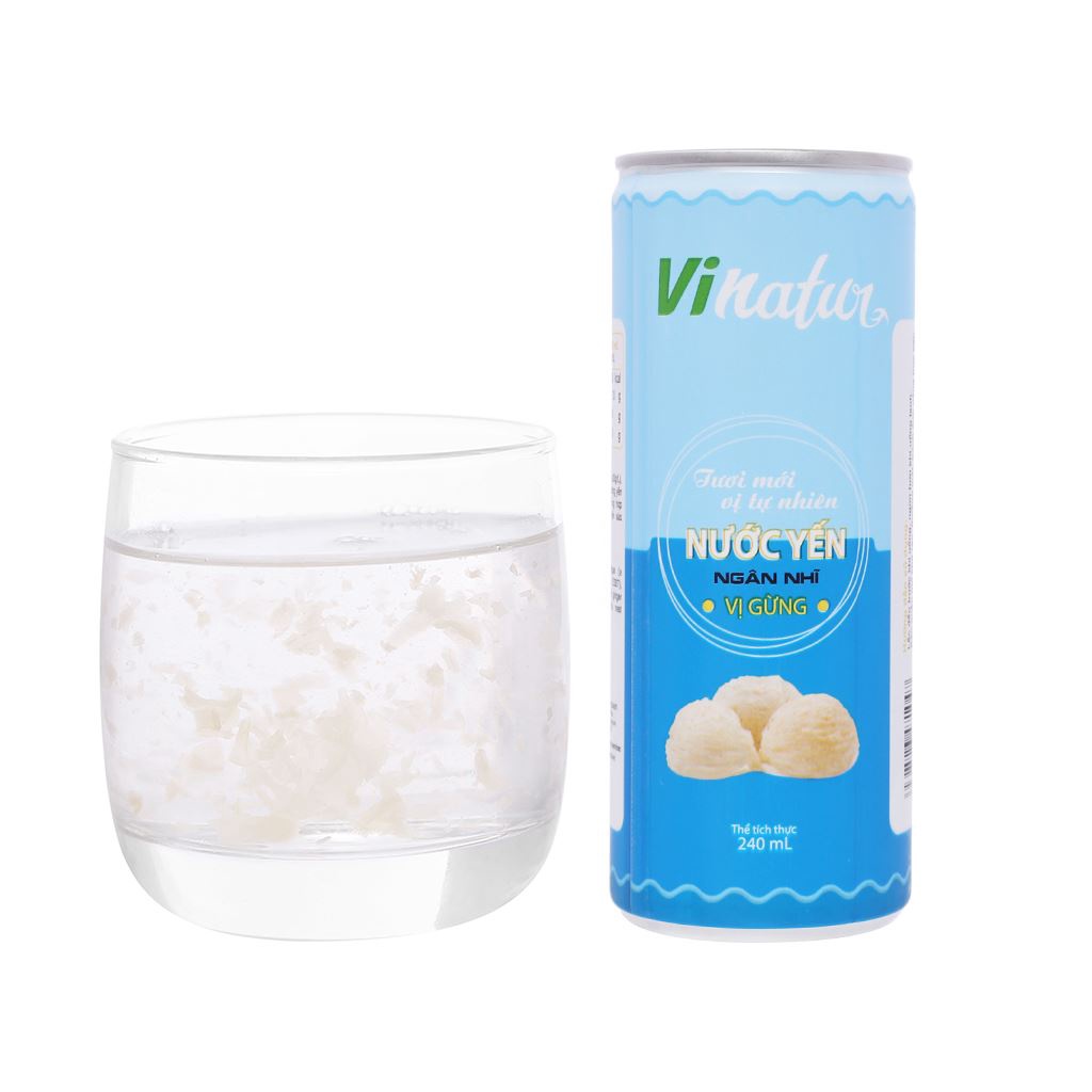 Nước Yến Ngân Nhĩ Vị Gừng Vinatur - 240ml