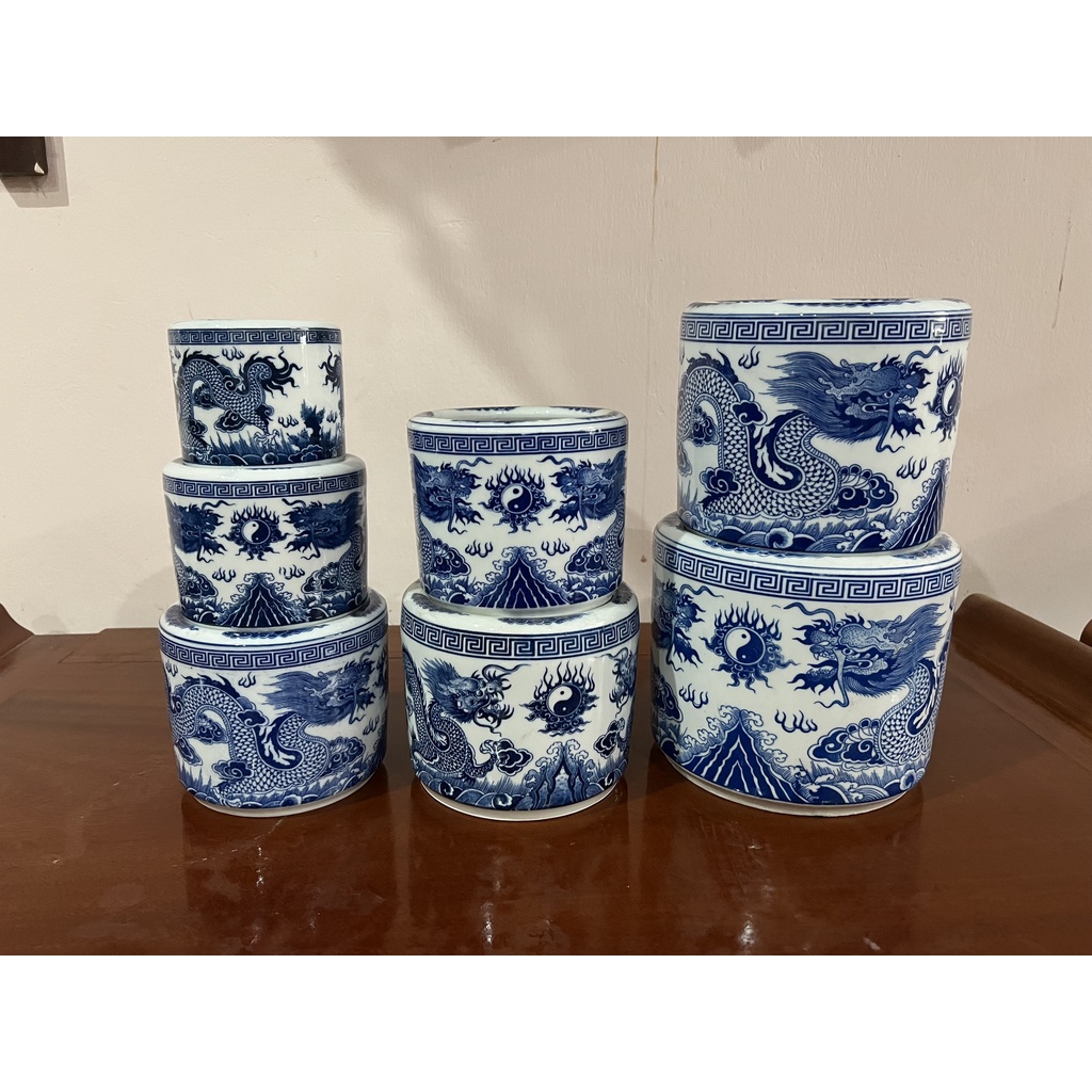 Bát hương - bát hương thờ men lam
