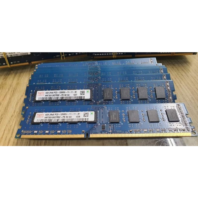 Ram 4G DDR3 Hàng Bóc Máy Đồng Bộ Chân Đẹp Vàng Óng