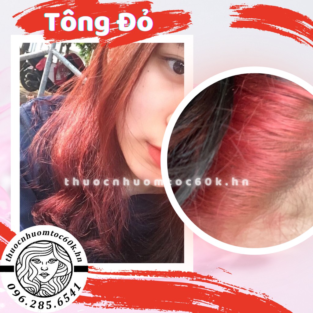 Thuốc nhuộm tóc màu Đỏ kèm trợ dưỡng găng tay thuocnhuomtoc60k.hanoi | BigBuy360 - bigbuy360.vn