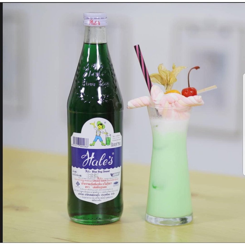 Siro Thái Lan Hale's Blue Boy đậm đặc Sala Soda 710ml