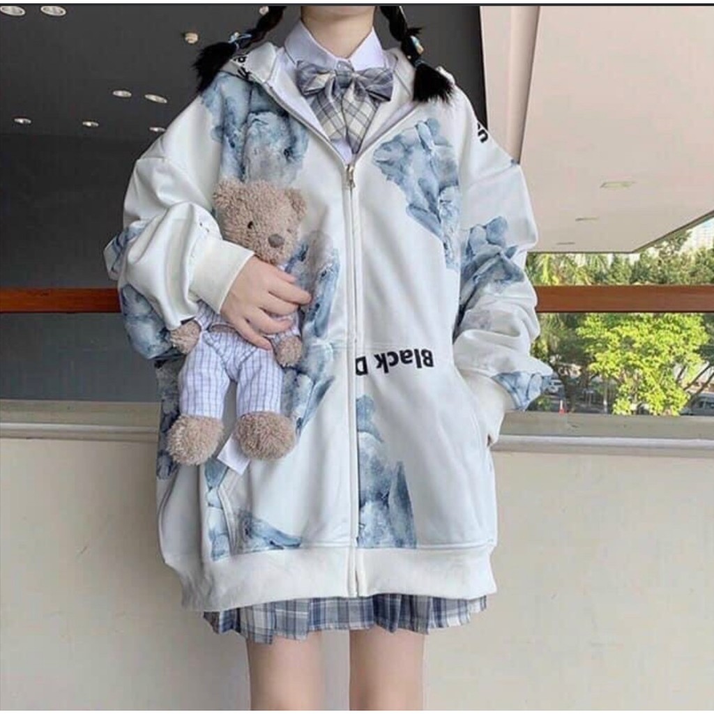ÁO KHOÁC NỈ DÂY KÉO LOANG MÀU IN CHẤT NỈ NGOẠI VNXK MỀM MỊN SIÊU ĐẸP - HOODIE KHÓA ZIP LOANG MÀU IN HÌNH | BigBuy360 - bigbuy360.vn