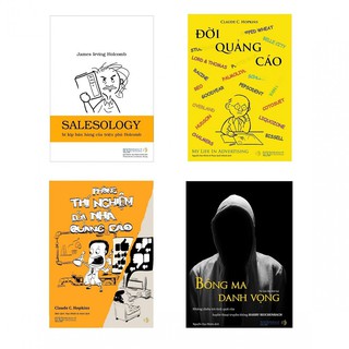 Sách -Combo Bí kíp Quảng cáo BH (Salesology - Đời quảng cáo - Bóng ma danh vọng - Phòn