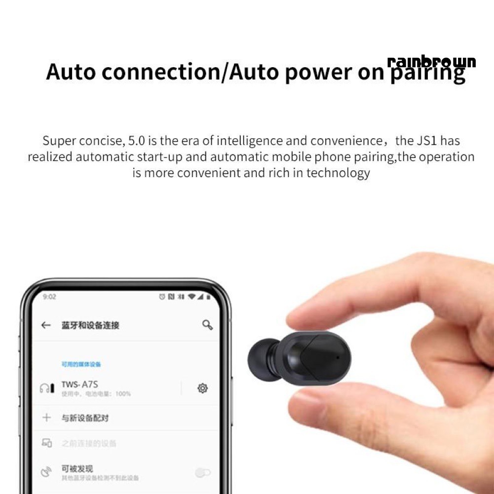 Tai Nghe Bluetooth 5.0 Không Dây Jj / Js1 Tws