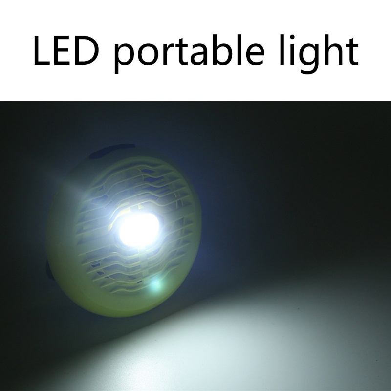 Quạt Cắm Trại 5v Kèm Đèn Led Tiện Dụng | BigBuy360 - bigbuy360.vn