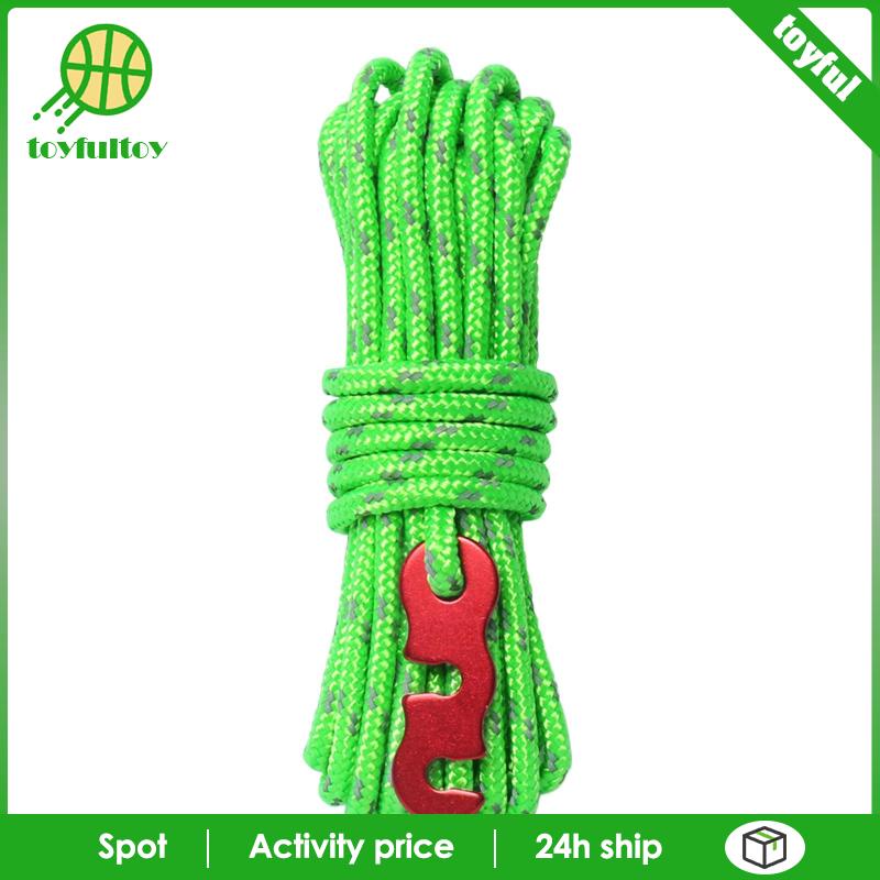 Cuộn Dây Nylon Phản Quang 4M 4mm Chuyên Dụng Cho Dựng Lều Cắm Trại