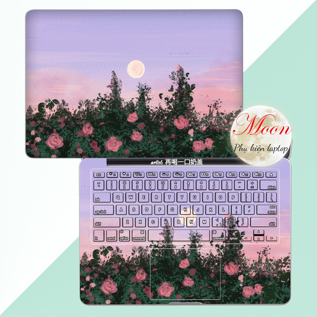 Skin Laptop  Art 2 Hình Vẽ Nghệ Thuật Dành Cho Tất Cả Các Dòng Máy Như: Dell, Hp, Acer, Asus, Macbook,...