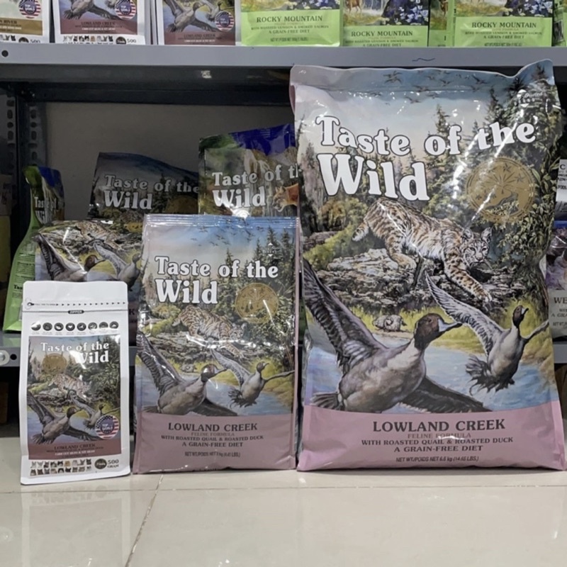HẠT TASTE OF THE WILD CHO MÈO NHIỀU VỊ TÚI 2KG
