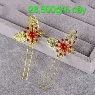Trâm cài hình bươm bướm
