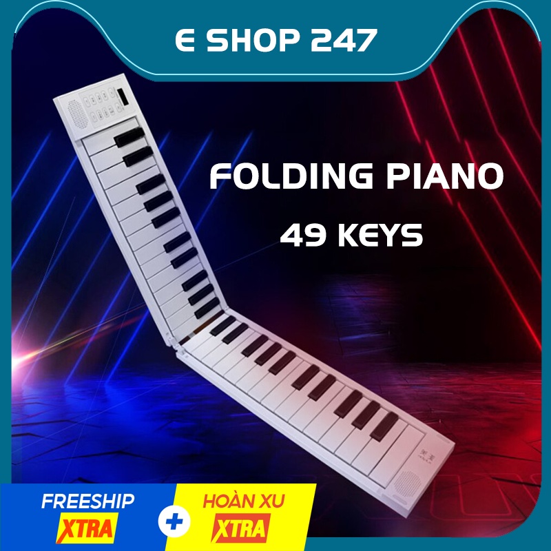 Đàn Piano Gấp 49 Phím Di Động Tích Hợp Midi Controller Chuyên Nghiệp