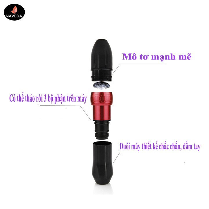 Máy xăm cao cấp Pen Dragon Arise sử dụng kim đầu đạn