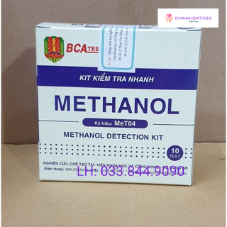 Kiểm tra nhanh cồn Mê-ta-non trong rượu