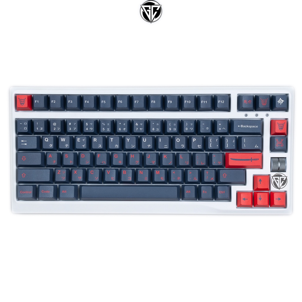 Keycap GMK BUSHIDO Clone 135 nút bàn phím cơ Thick PBT CHERRY Profile