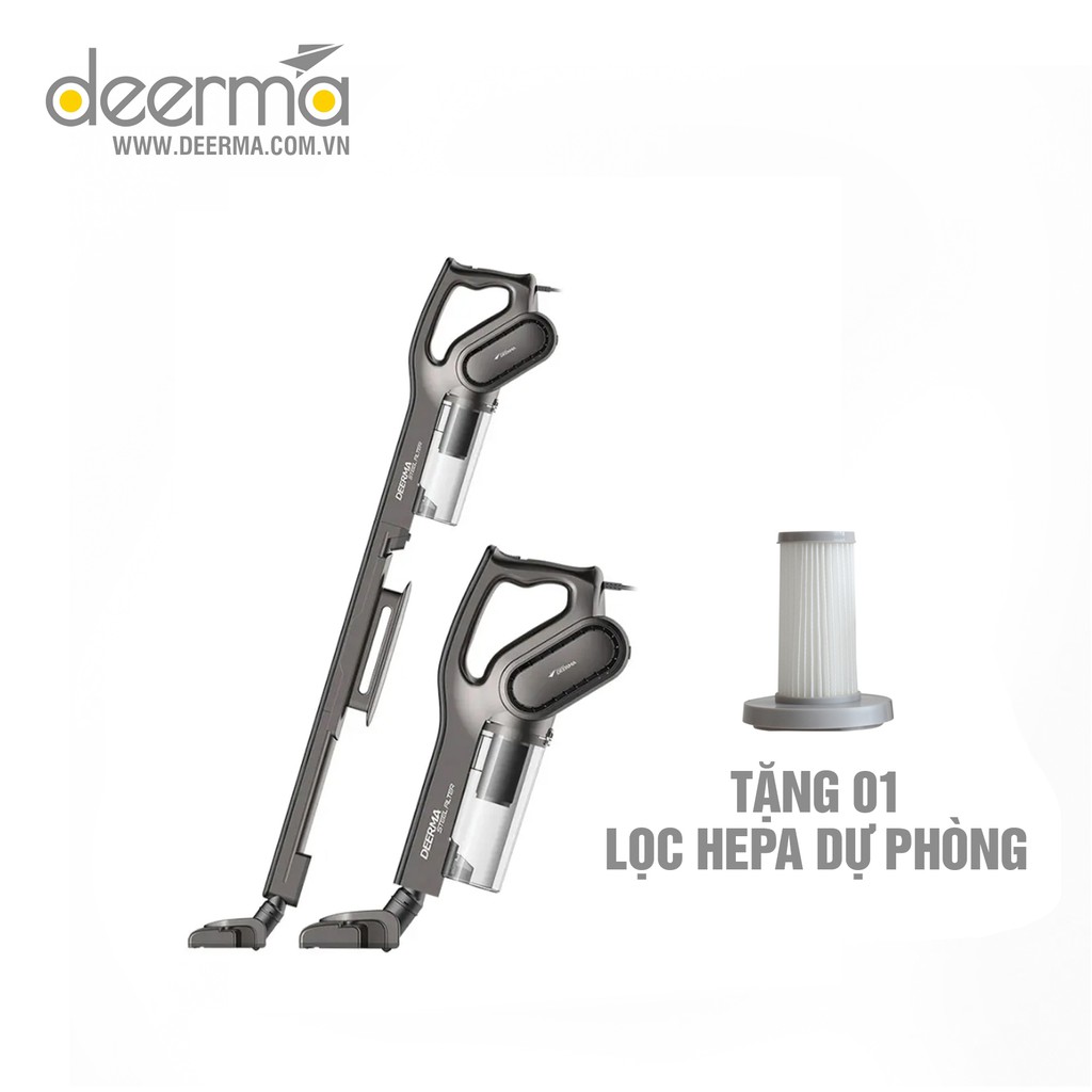 Máy hút bụi cầm tay gia đình Deerma DX700s (Black) 600W  (Tặng bộ lọc Hepa khi mua bảo hành 12 tháng) | BigBuy360 - bigbuy360.vn