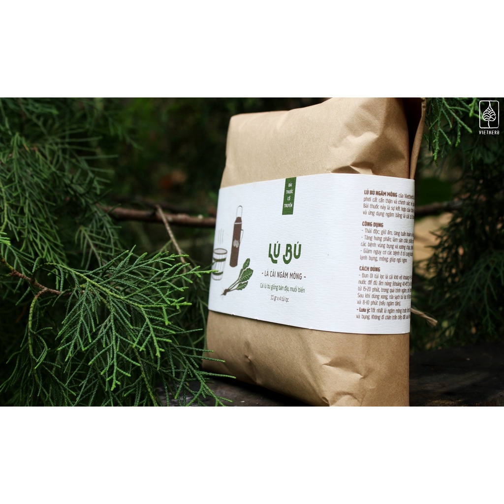 Lú Bú - lá cải ngâm mông  - 30g x 4 gói