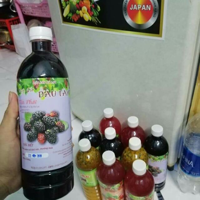 Nước cốt dâu tằm nguyên chất chai 1000ml