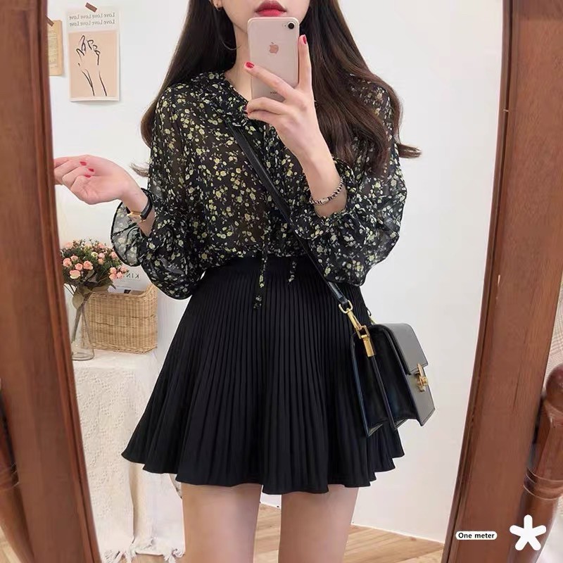 Chân váy Chiffon dập ly siêu xinh (hot) | BigBuy360 - bigbuy360.vn