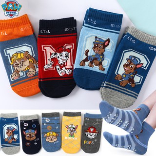 Vớ Trẻ Em / Vớ Chống Trượt / PAW Patrol /Vớ Mắt Cá Chân / Bảng Keo Dán Chống Trượt Giáo Dục Sớm Dành Cho Bé Trai Bé Gái