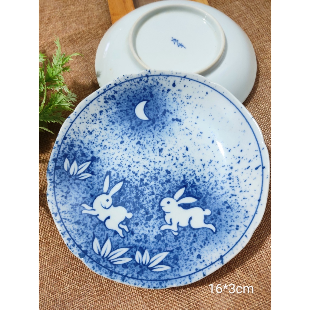 Đĩa Hoạt Hình Gốm Sứ Nhật
