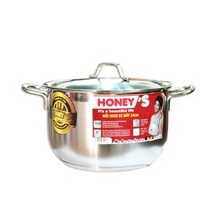 Nồi Inox 3 Đáy Honey HO-P02S31801 18cm