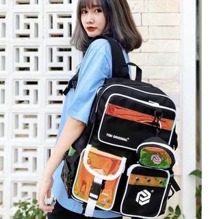 Balo đi học TIBI Balo unisex TIBI HOLOGRAM Nam Nữ Mẫu hot hè 2021 Cực Cool Phong Cách StreetStyle