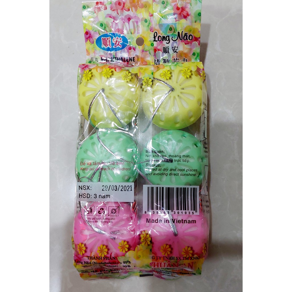 Long não/Băng phiến thơm thuận an túi treo  200g