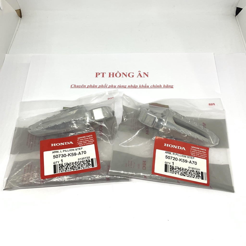 Cục nhôm gác chân sau  Vario 2018, Click 2018 nhập khẩu chính hãng Honda Indonesia - PT HỒNG ÂN