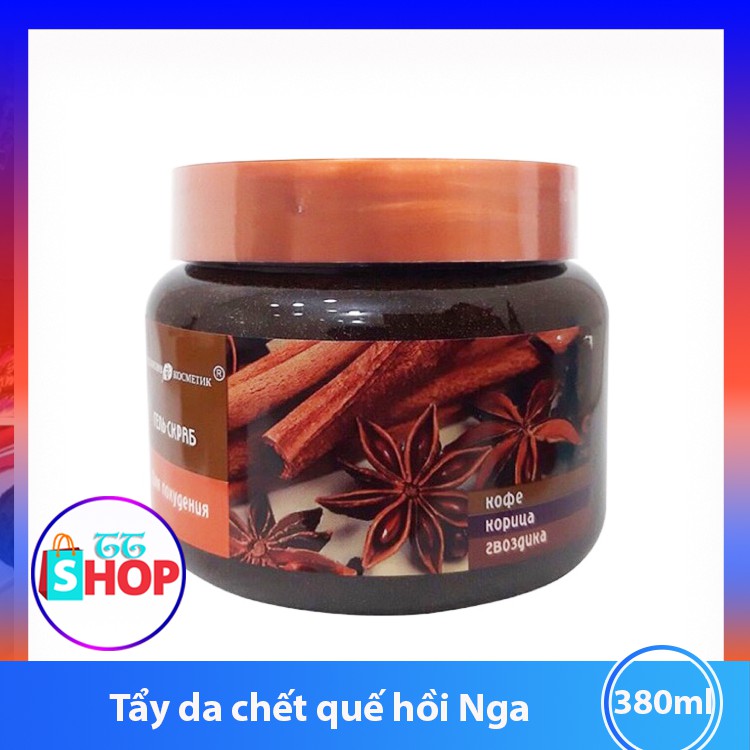 Tẩy da chết quế hồi chiết xuất quế hồi và cafe của Nga tẩy da chết ttshops | BigBuy360 - bigbuy360.vn
