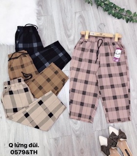 Quần đũi kẻ lửng li gấu - TH