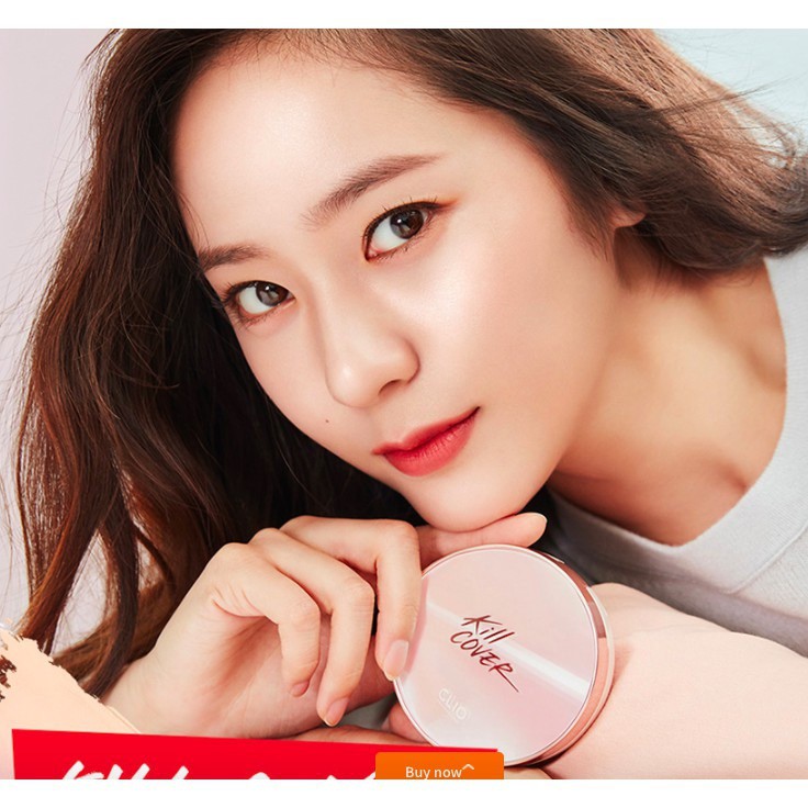 MBC Sét phấn nước 2 lõi cho da khô CLIO Kill Cover Pink Glow Cream Cushion SPF40 PA++