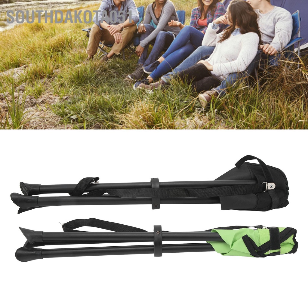 [Hàng Sẵn] Ghế 3 chân gấp gọn Chống Trượt Chịu Lực Tốt 200KG Di Động Cắm Trại / Dã Ngoại【Tennessee052】