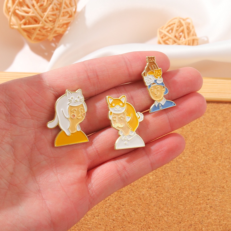 Ghim Cài Áo Hình Động Vật Đáng Yêu