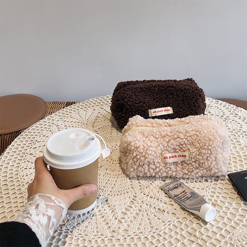 Hộp đựng bút chì kiểu Hàn Quốc Túi đựng bút chì Hộp đựng bút chì Hộp bút chì dễ thương Túi mỹ phẩm Túi đựng đồ sang trọng