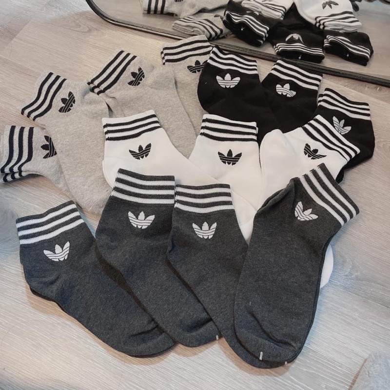 SET 10 ĐÔI TẤT ADIDAS MIX ĐỦ MÀU
