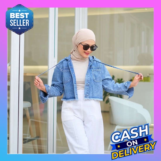 Áo Khoác Jean Oversize Nhập Khẩu De Xx57 - Áo Khoác Jeans Có Mũ Trùm Đầu - Áo Khoác Jean - Áo Khoác Jean Nữ Nhập Khẩu Hàn Quốc De Xx57