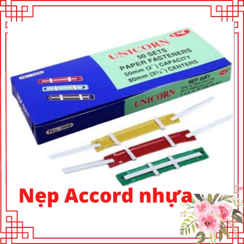 Nẹp Accord nhưa UNC ( 50 cái/ hộp)