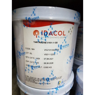 Màu bột thực phẩm Roha - Màu Ấn Độ (màu vàng chanh, xanh lá, cam , dâu, nâu, đen, tím, hồng, đỏ)