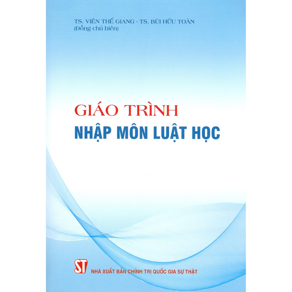 Sách - Giáo Trình Nhập Môn Luật Học