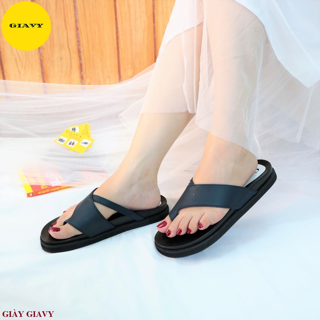 Dép xỏ ngón nữ đế cao ~3p DUA9 - GIAVY